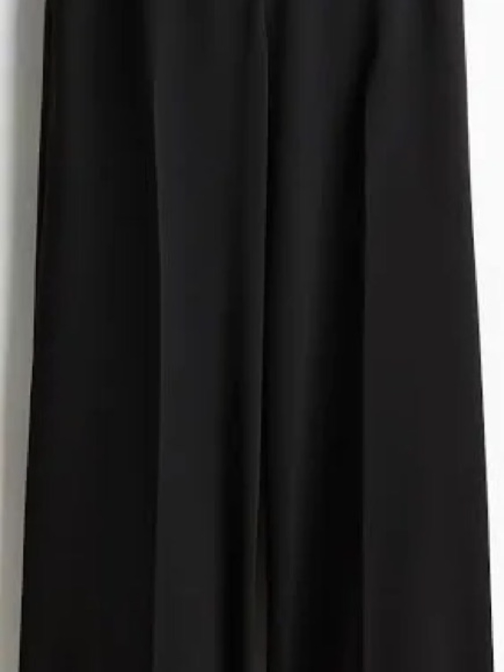 H&M Black Wide-Leg Women's Trousers - Picture 6 of 6